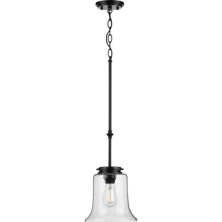 Winslett One Light Mini Pendant in Black - available from The Lighting Shoppe, trusted by Canadian homeowners