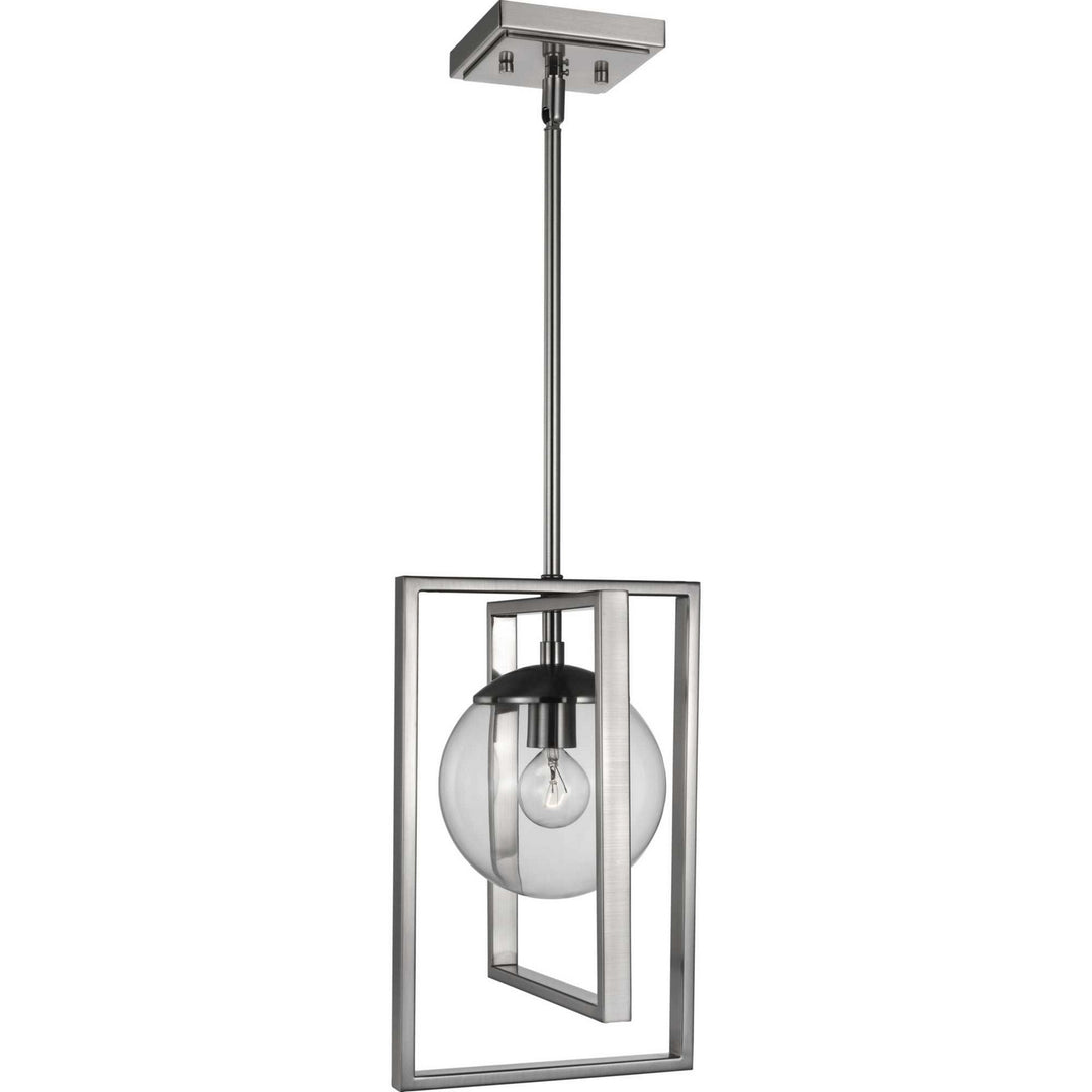 Atwell One Light Pendant in Brushed Nickel - available from The Lighting Shoppe, trusted by Canadian homeowners