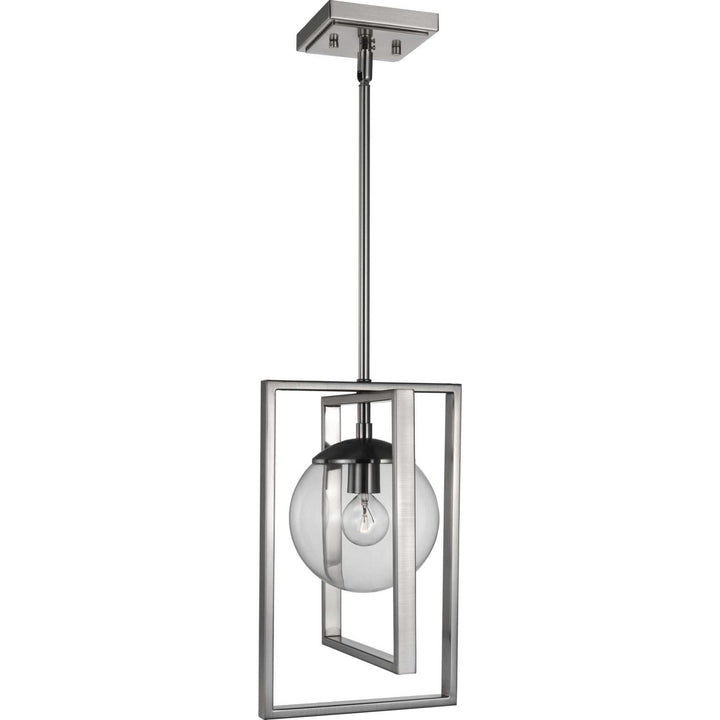 Atwell One Light Pendant in Brushed Nickel - available from The Lighting Shoppe, trusted by Canadian homeowners
