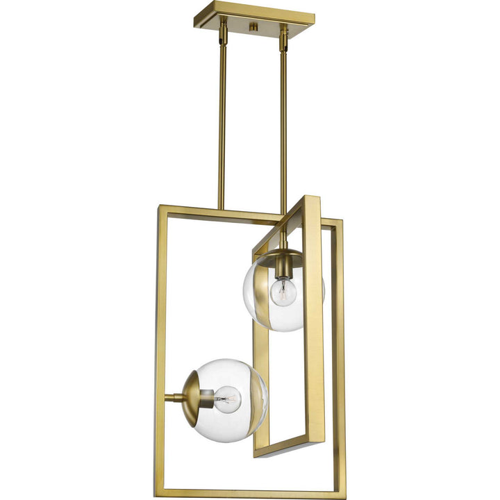 Progress Canada - P500284-109 - Two Light Pendant - Atwell - Brushed Bronze