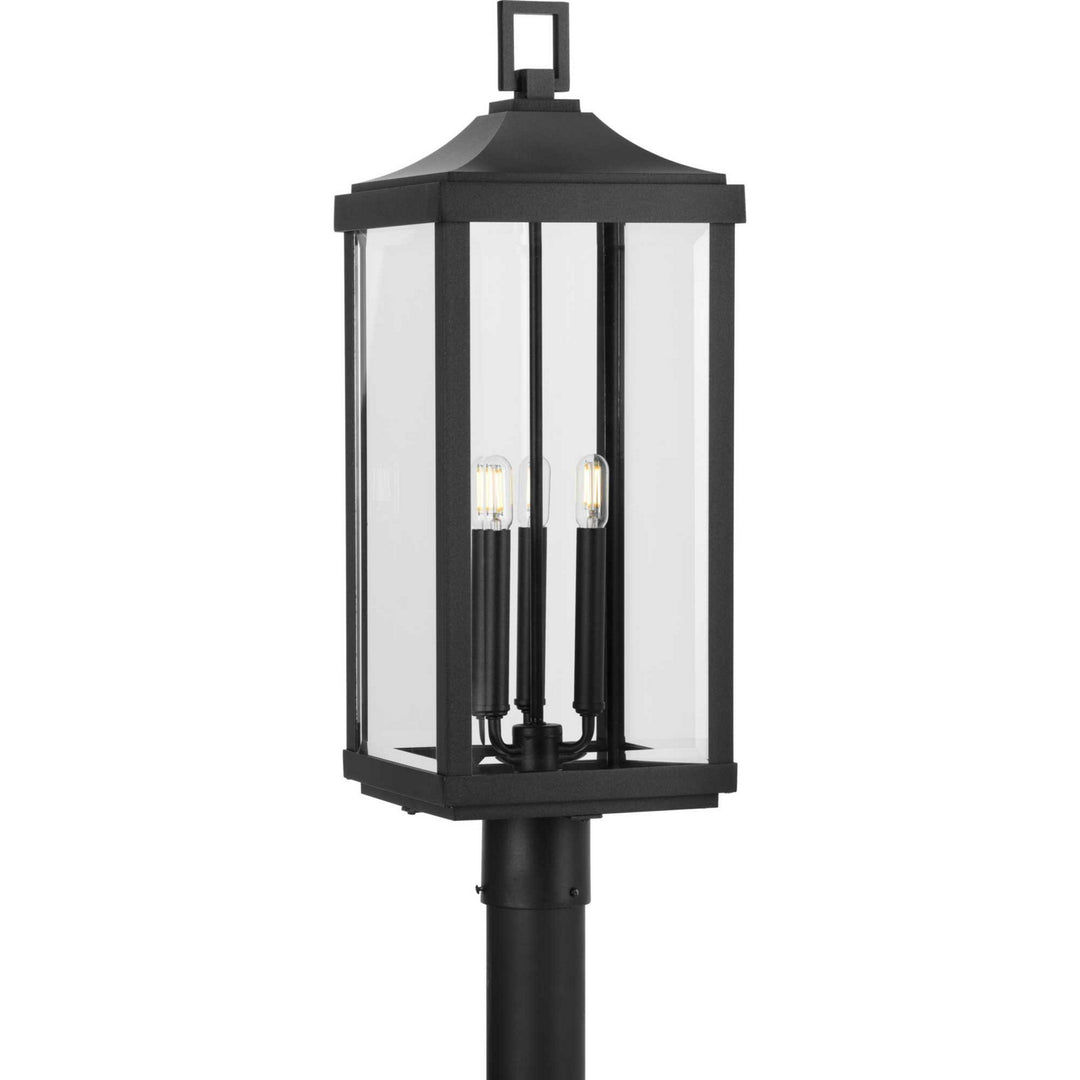Gibbes Street Three Light Post Lantern in Black - available from The Lighting Shoppe, trusted by Canadian homeowners