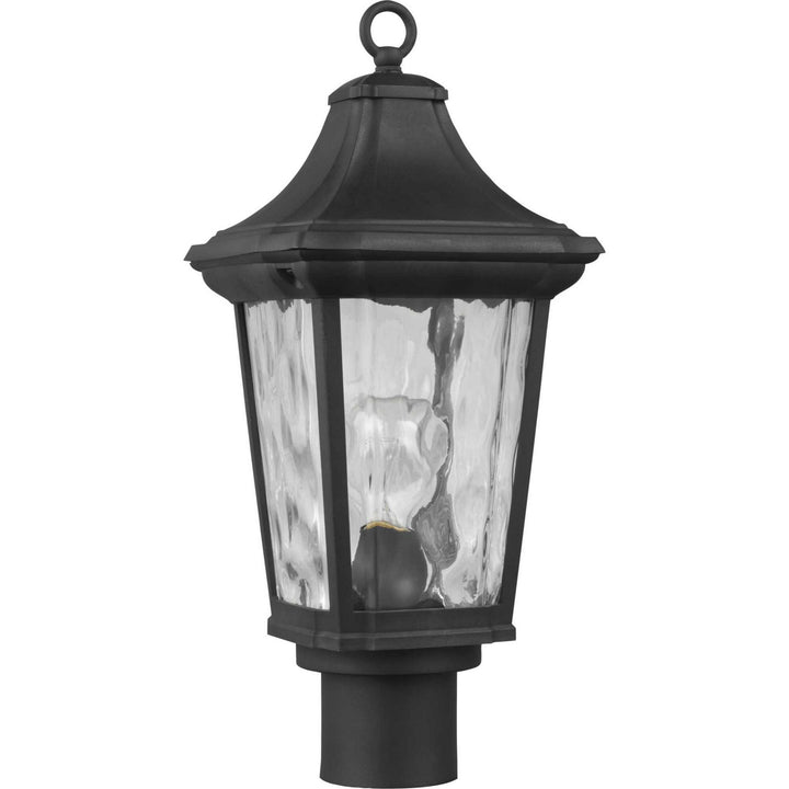 Marquette One Light Post Lantern in Black - available from The Lighting Shoppe, trusted by Canadian homeowners