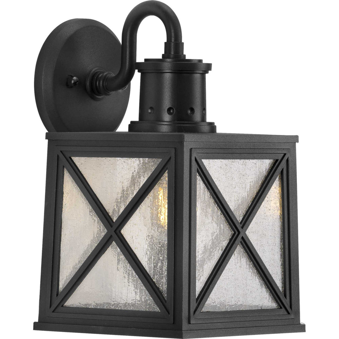 Seagrove One Light Wall Lantern in Black - available from The Lighting Shoppe, trusted by Canadian homeowners