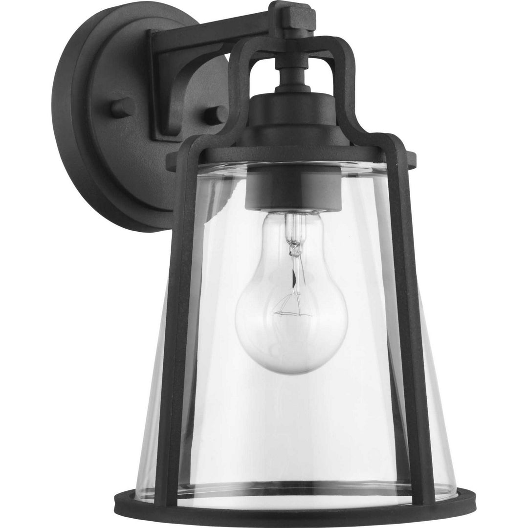 Benton Harbor One Light Wall Lantern in Black - available from The Lighting Shoppe, trusted by Canadian homeowners