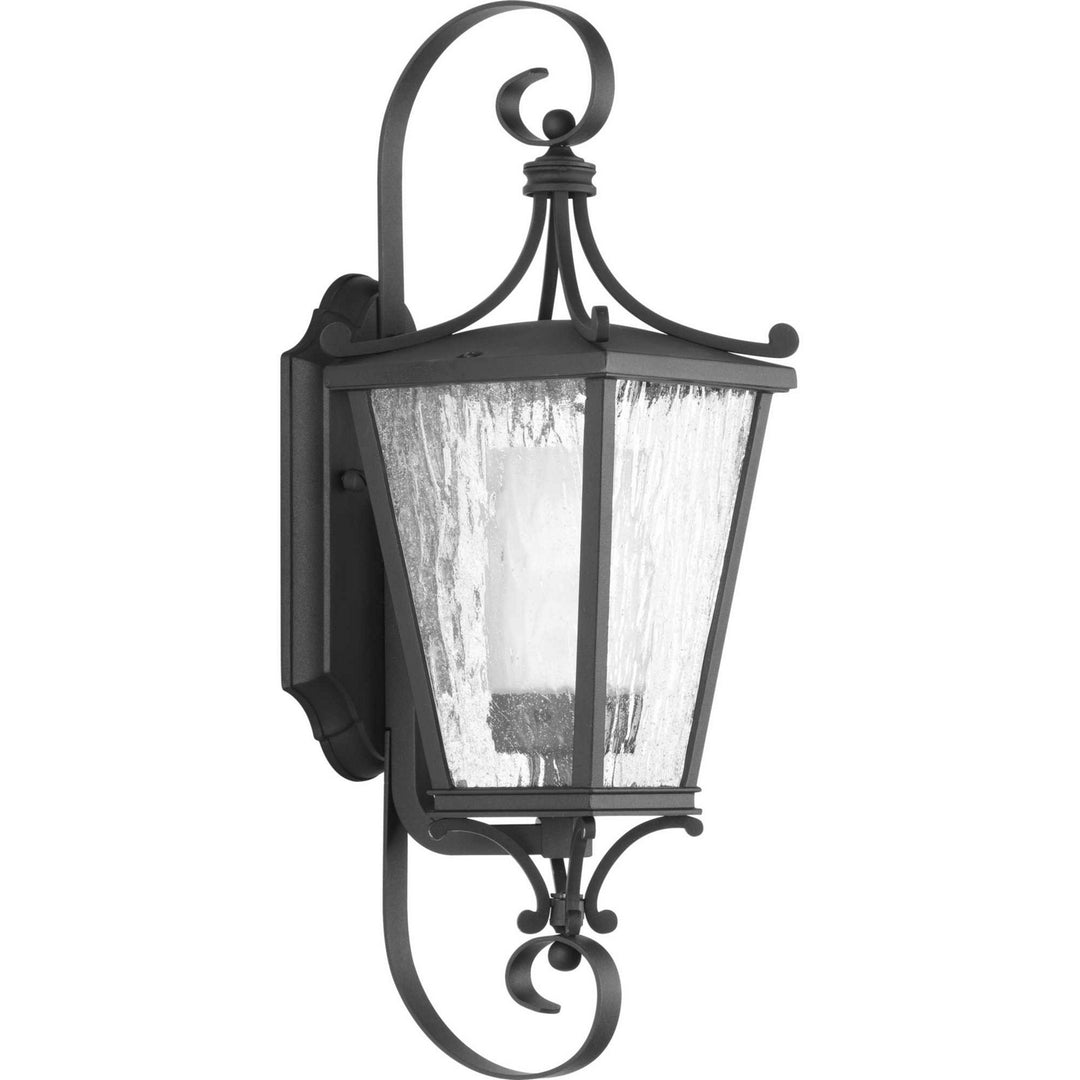 Cadence One Light Wall Lantern in Black - available from The Lighting Shoppe, trusted by Canadian homeowners