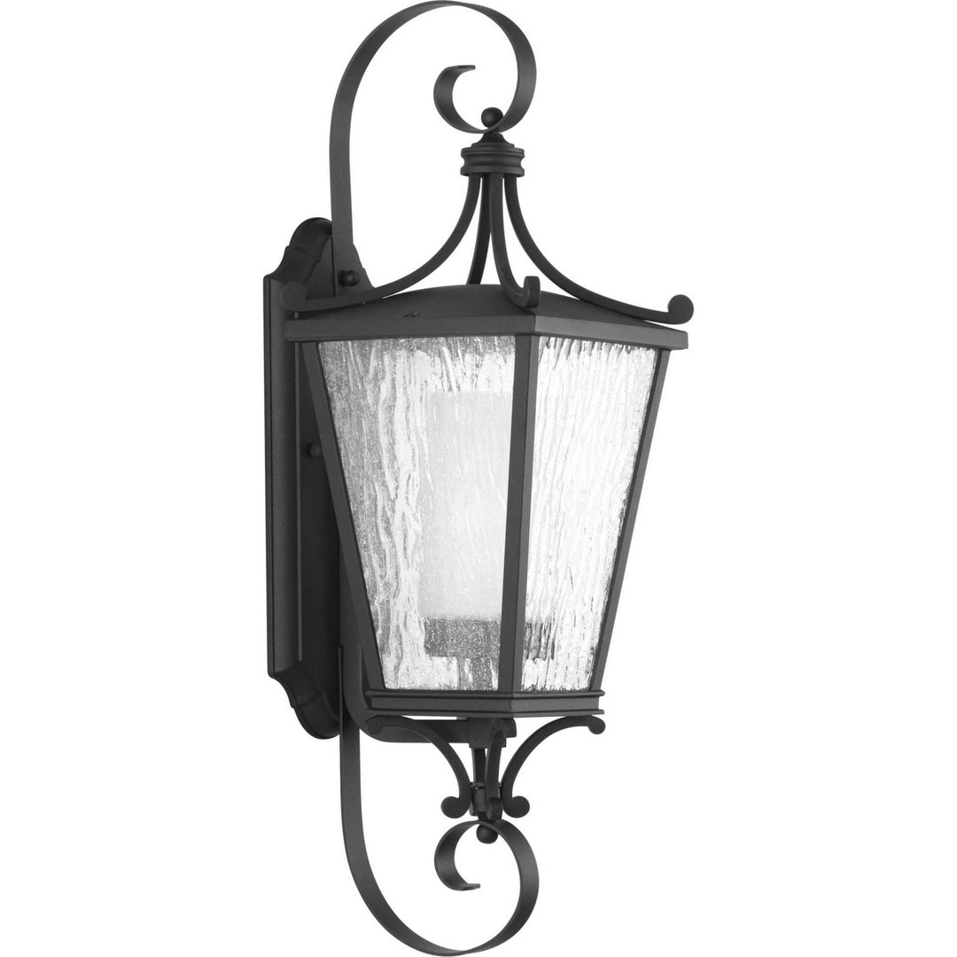 Cadence One Light Wall Lantern in Black - available from The Lighting Shoppe, trusted by Canadian homeowners