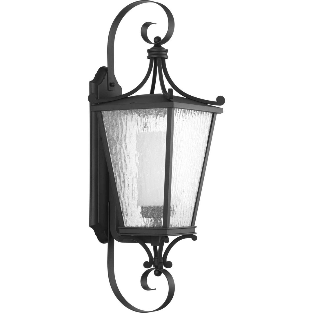Cadence One Light Wall Lantern in Black - available from The Lighting Shoppe, trusted by Canadian homeowners