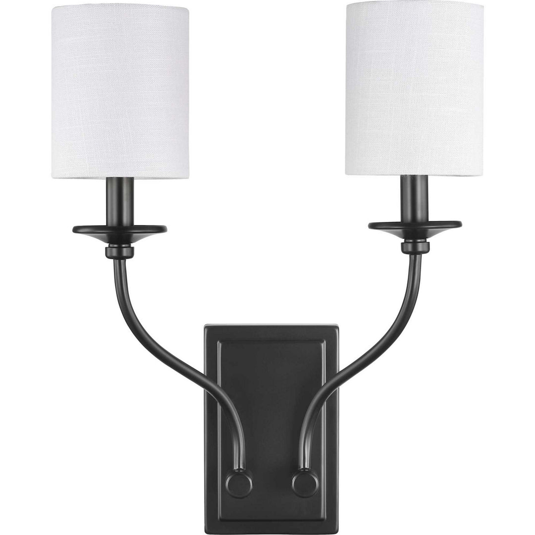Progress Canada - P710019-031 - Two Light Wall Sconce - Bonita - Black