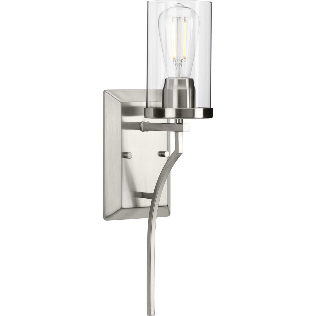 Lassiter One Light Wall Bracket in Brushed Nickel - available from The Lighting Shoppe, trusted by Canadian homeowners