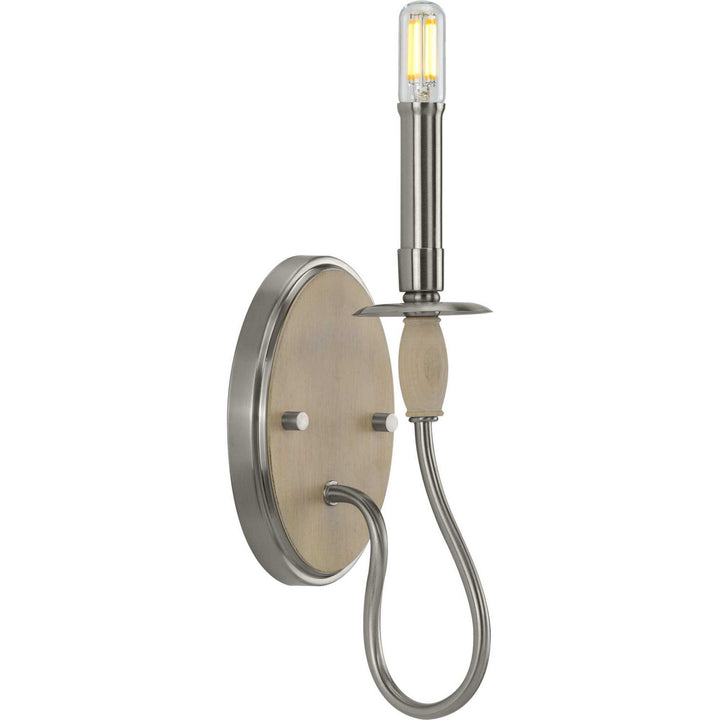Progress Canada - P710074-009 - One Light Wall Bracket - Durrell - Brushed Nickel