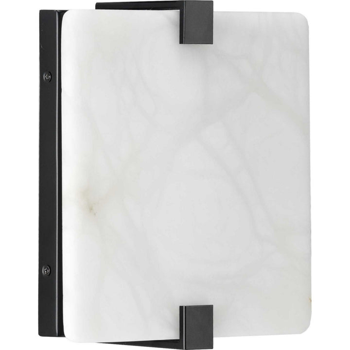 Progress Canada - P710081-031-30 - LED Wall Sconce - LED Alabaster Stone - Black
