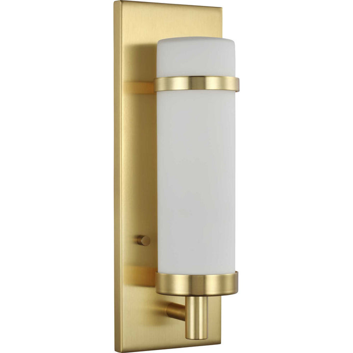 Progress Canada - P710087-012 - One Light Wall Sconce - Hartwick - Satin Brass