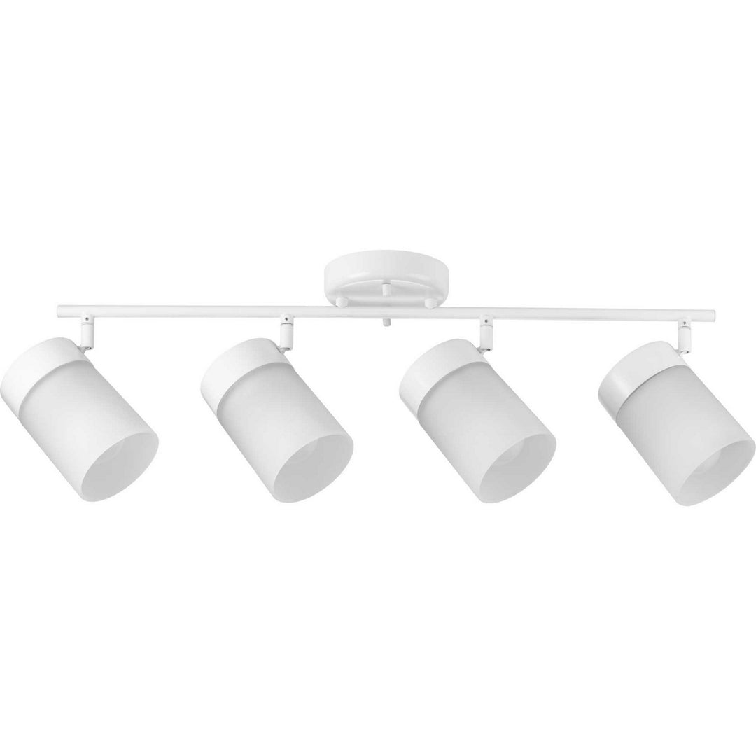 Ridgecrest Four Light Head Track in Satin White - available from The Lighting Shoppe, trusted by Canadian homeowners