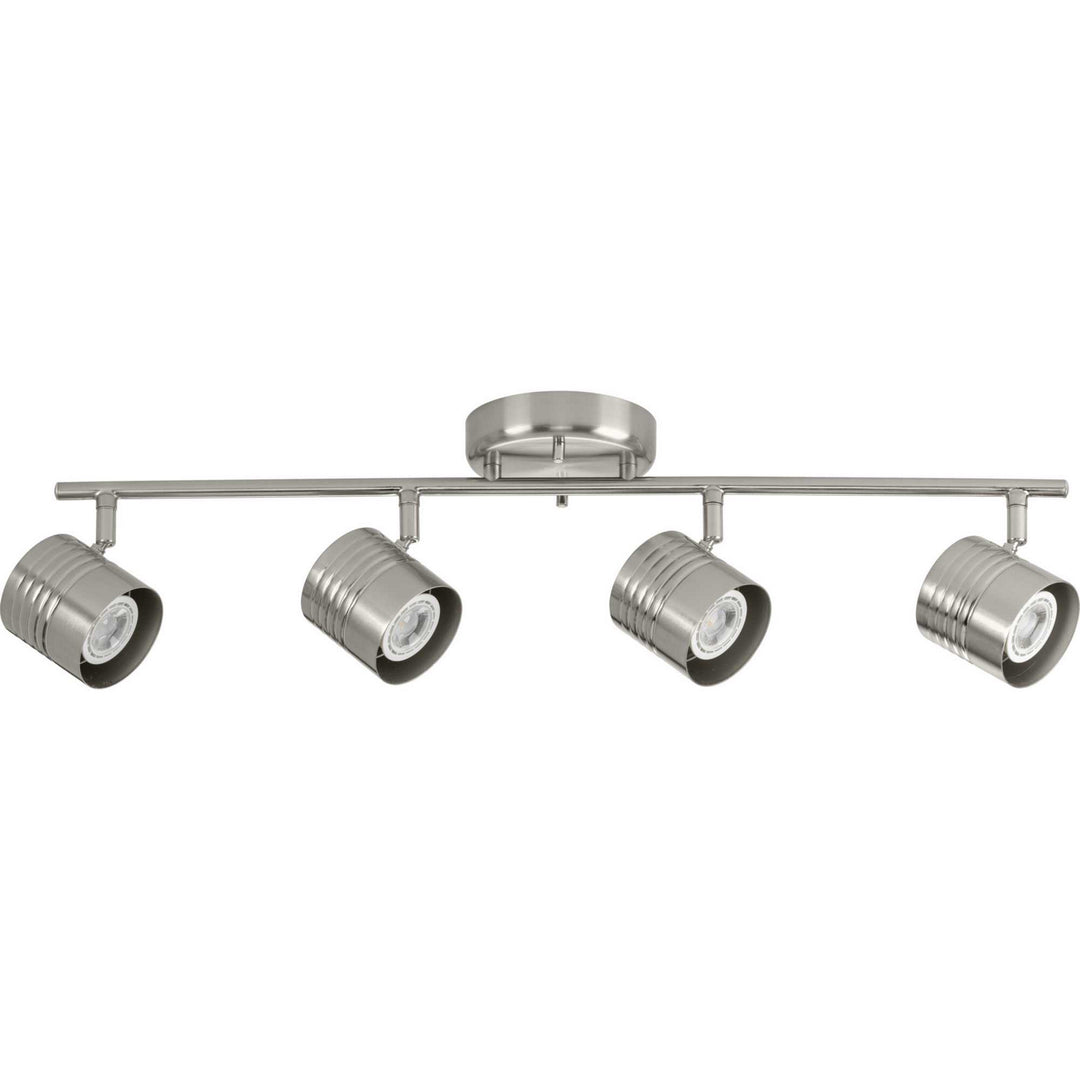 Kitson Four Light Head Track in Brushed Nickel - available from The Lighting Shoppe, trusted by Canadian homeowners
