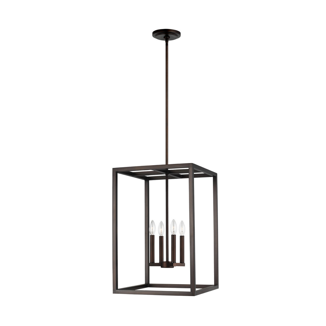 Generation Lighting Canada - 5134504-710 - Four Light Hall / Foyer Pendant - Moffet Street - Bronze