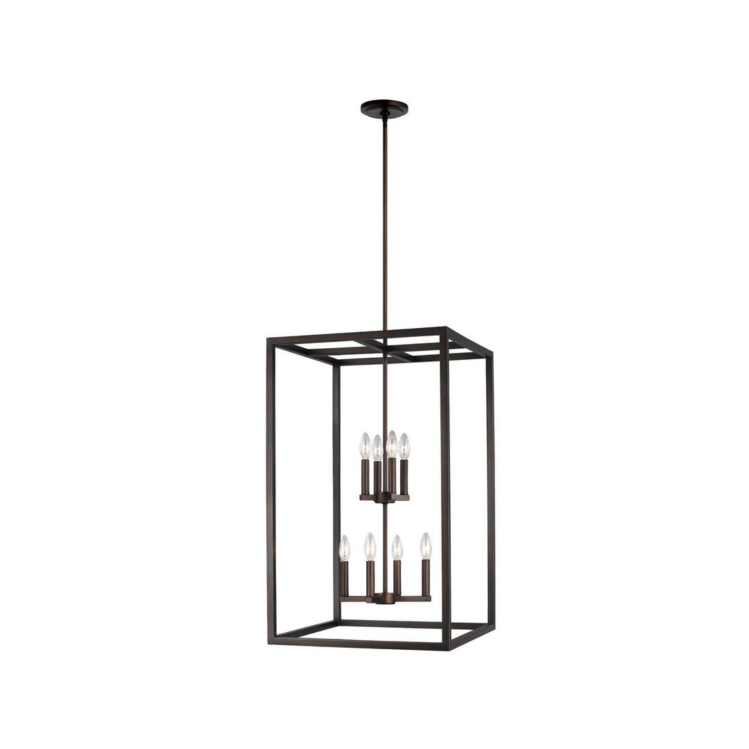 Generation Lighting Canada - 5134508-710 - Eight Light Hall / Foyer Pendant - Moffet Street - Bronze