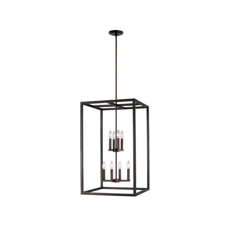 Generation Lighting Canada - 5134508-710 - Eight Light Hall / Foyer Pendant - Moffet Street - Bronze