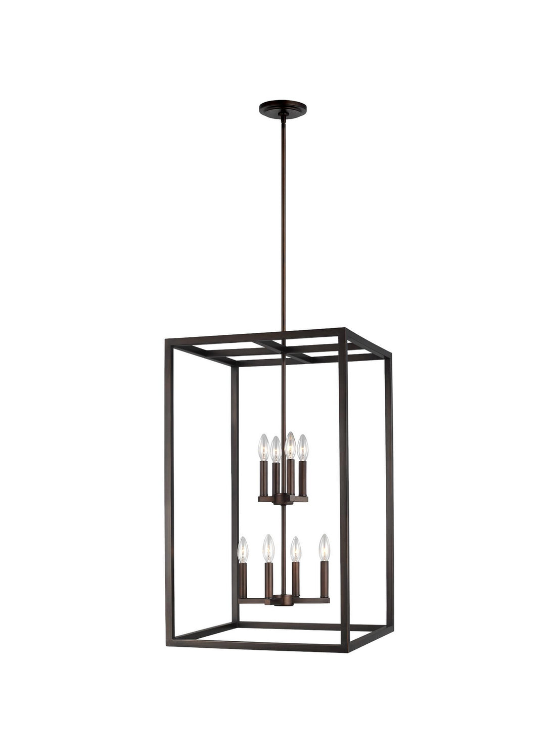Generation Lighting Canada - 5134508EN-710 - Eight Light Hall / Foyer - Moffet Street - Bronze