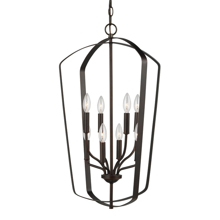 Generation Lighting Canada - 5134908-710 - Eight Light Hall / Foyer Pendant - Romee - Bronze