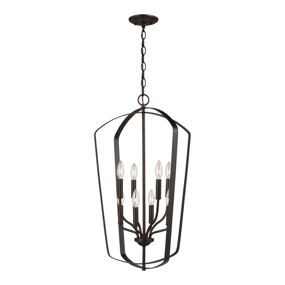 Generation Lighting Canada - 5134908-710 - Eight Light Hall / Foyer Pendant - Romee - Bronze