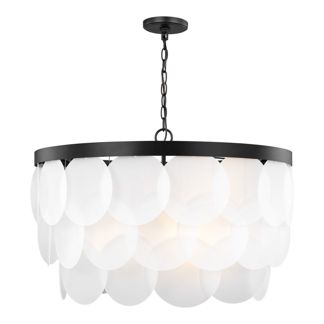 Mellita Eight Light Pendant in Midnight Black - available from The Lighting Shoppe, trusted by Canadian homeowners