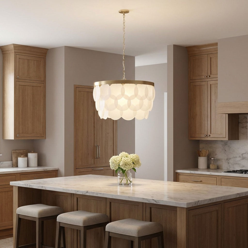 Visual Comfort Studio Canada - 5202508-848 - Eight Light Pendant - Mellita - Satin Brass