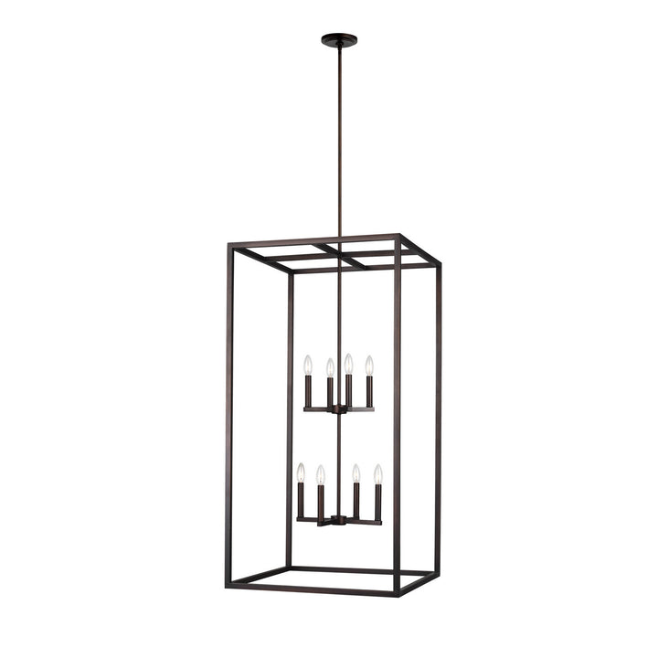 Generation Lighting Canada - 5234508-710 - Eight Light Hall / Foyer Pendant - Moffet Street - Bronze
