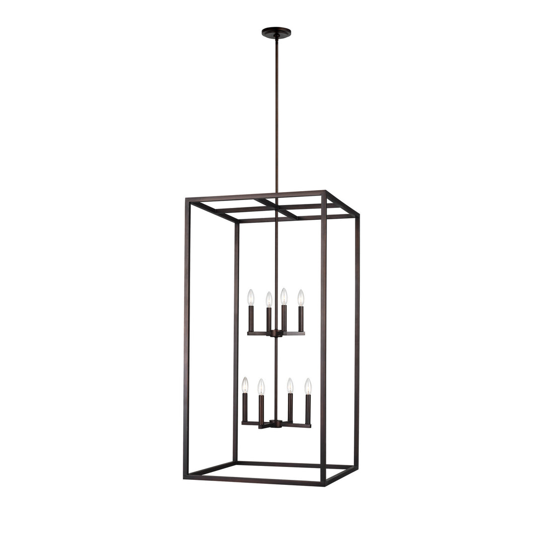 Generation Lighting Canada - 5234508-710 - Eight Light Hall / Foyer Pendant - Moffet Street - Bronze