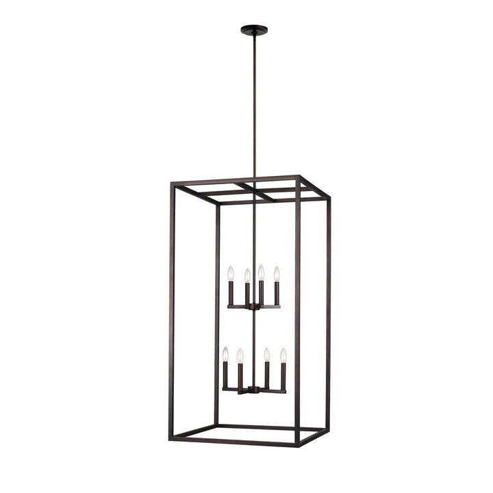 Generation Lighting Canada - 5234508-710 - Eight Light Hall / Foyer Pendant - Moffet Street - Bronze