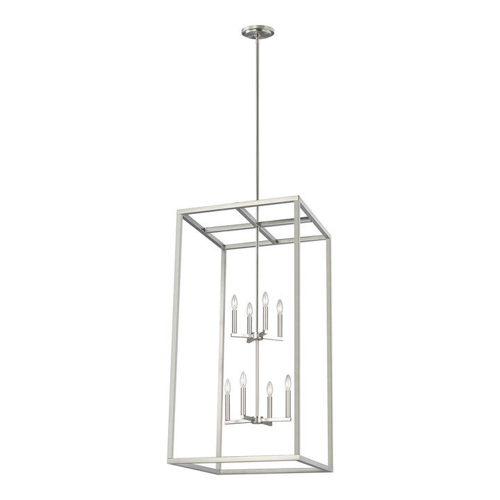 Generation Lighting Canada - 5234508-962 - Eight Light Hall / Foyer Pendant - Moffet Street - Brushed Nickel