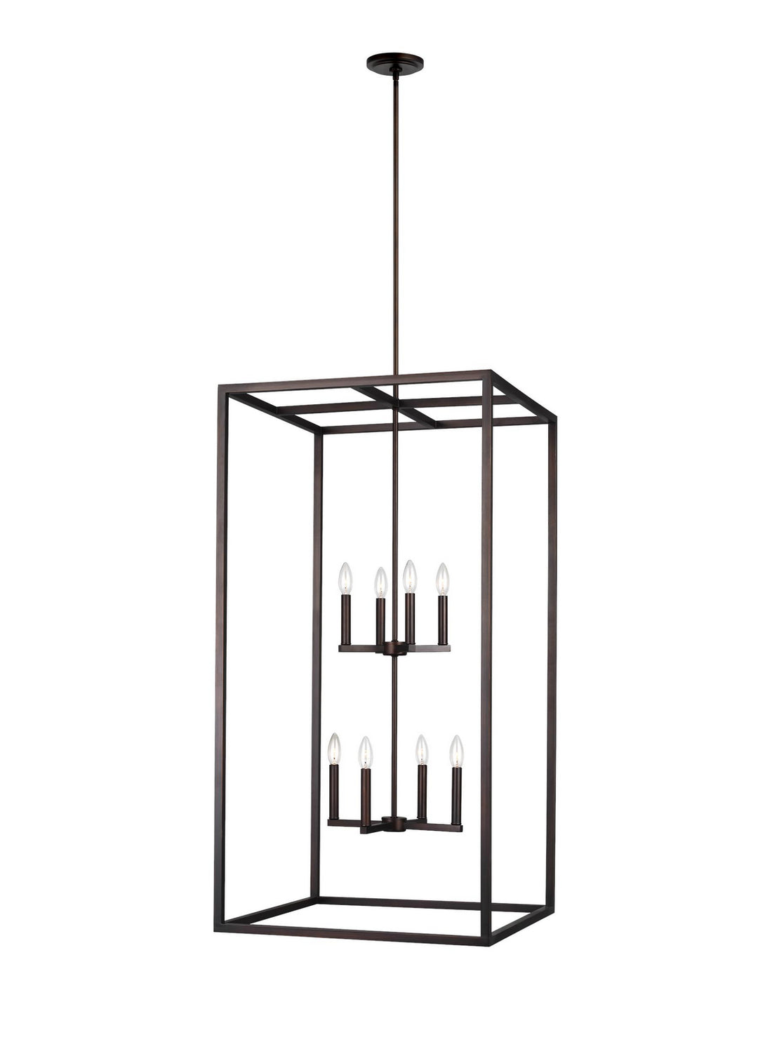 Generation Lighting Canada - 5234508EN-710 - Eight Light Hall / Foyer - Moffet Street - Bronze