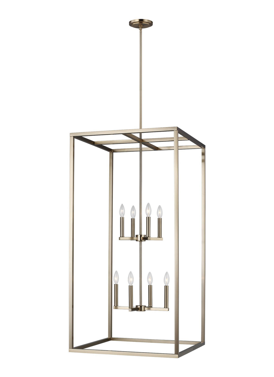 Generation Lighting Canada - 5234508EN-848 - Eight Light Hall / Foyer - Moffet Street - Satin Brass