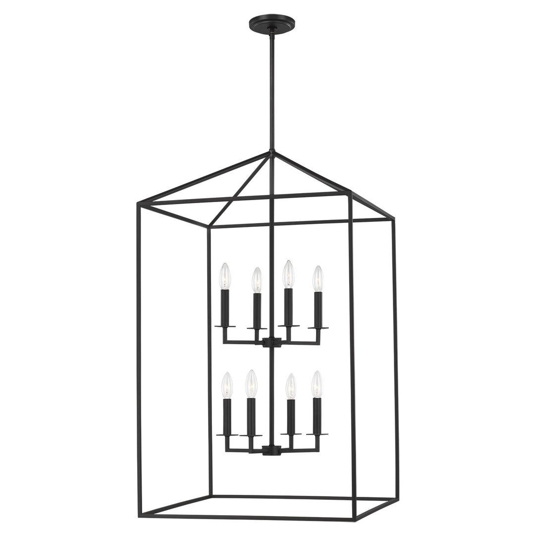 Generation Lighting Canada - 5315008-112 - Eight Light Hall / Foyer - Perryton - Midnight Black