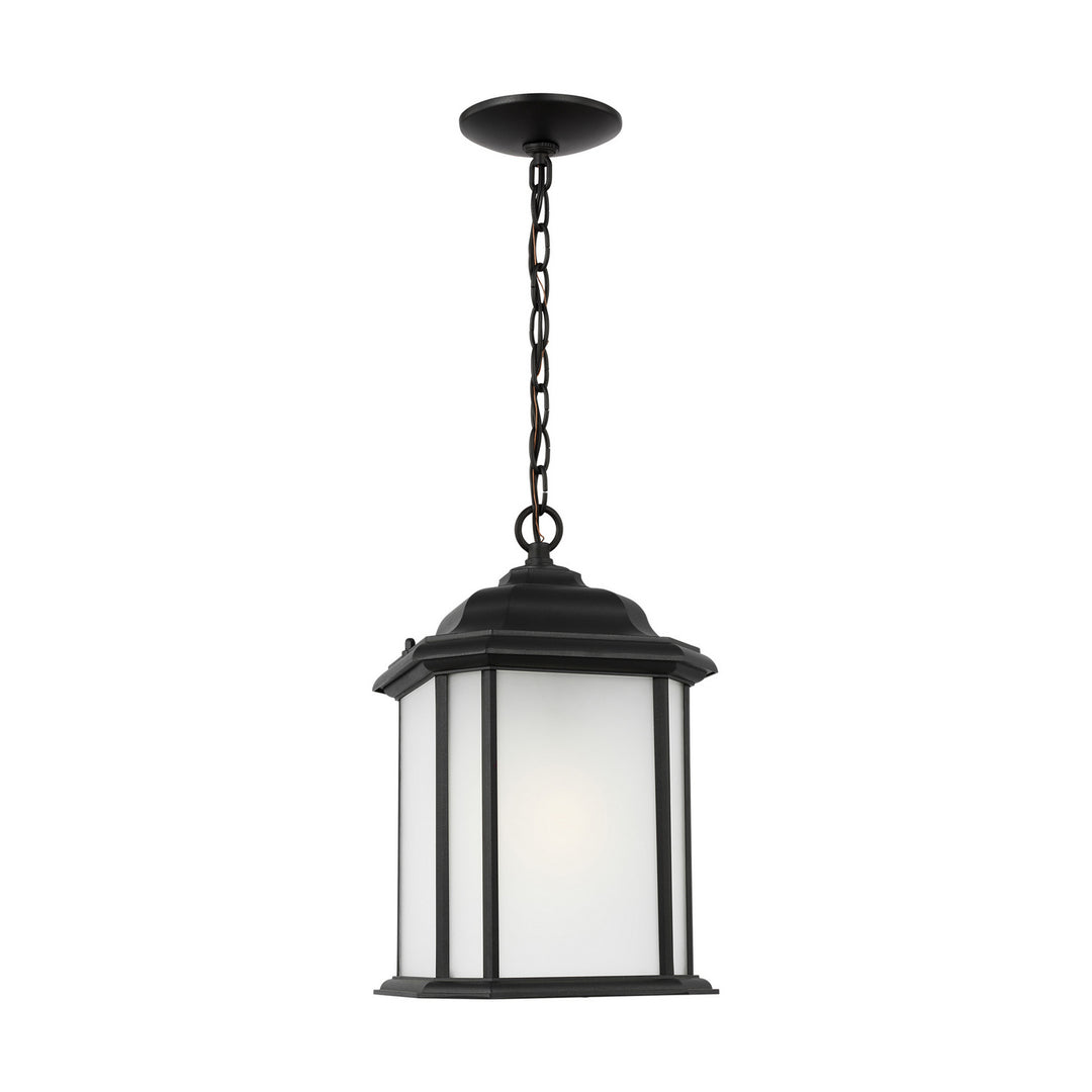 Kent One Light Outdoor Pendant in Black - available from The Lighting Shoppe, trusted by Canadian homeowners