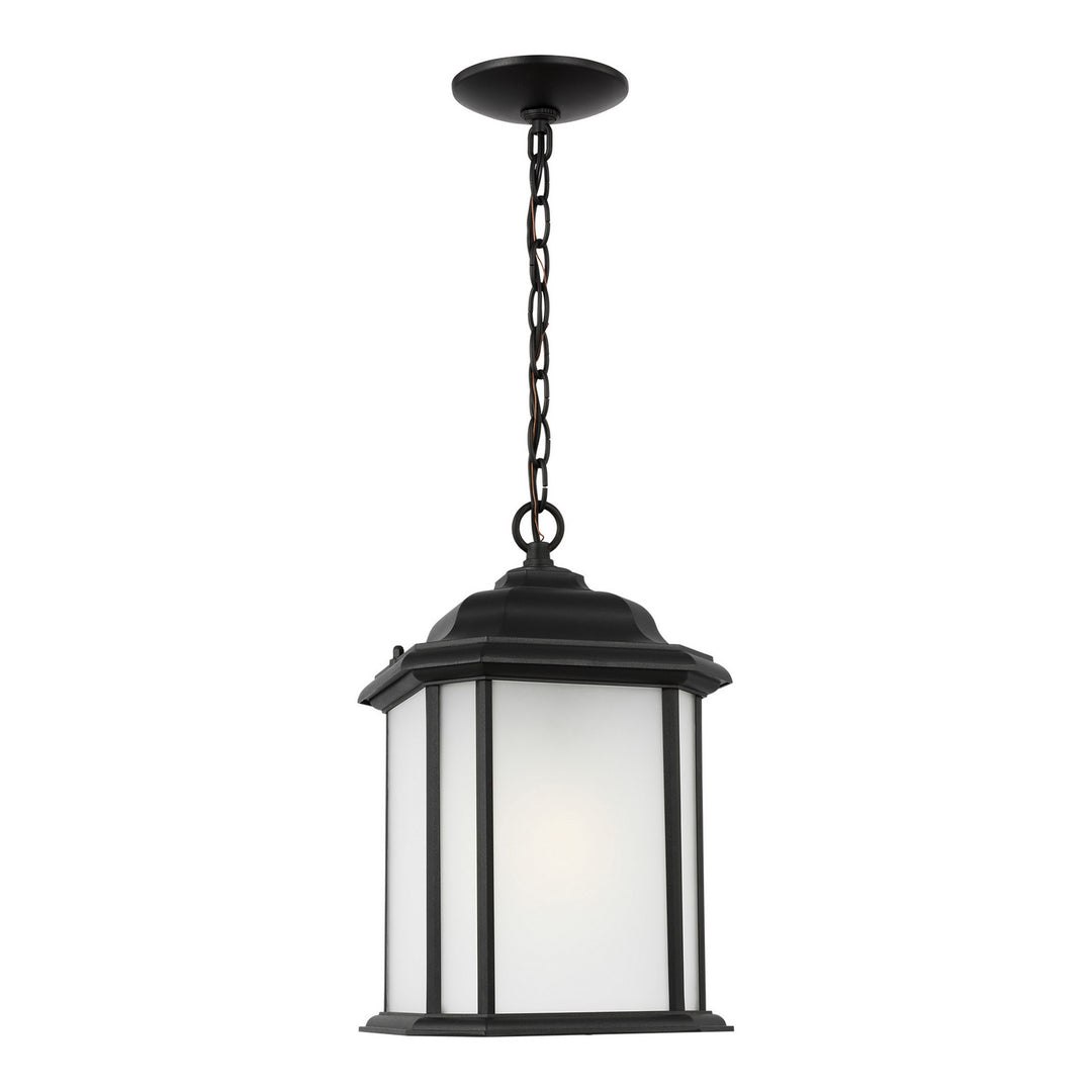 Kent One Light Outdoor Pendant in Black - available from The Lighting Shoppe, trusted by Canadian homeowners