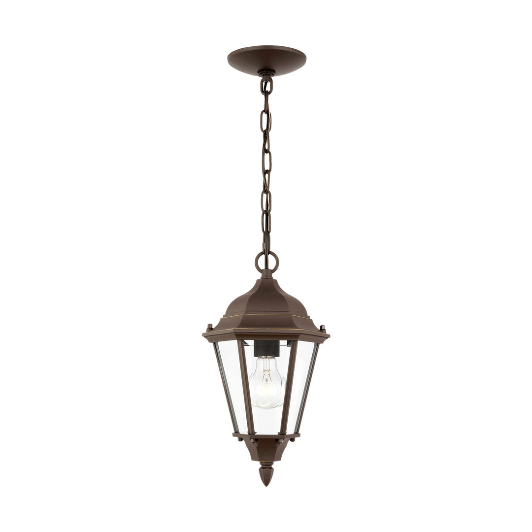 Bakersville One Light Outdoor Pendant in Antique Bronze - available from The Lighting Shoppe, trusted by Canadian homeowners
