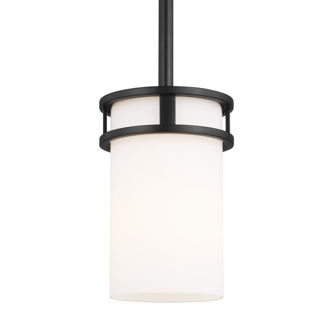 Generation Lighting Canada - 6121601-112 - One Light Mini-Pendant - Robie - Midnight Black
