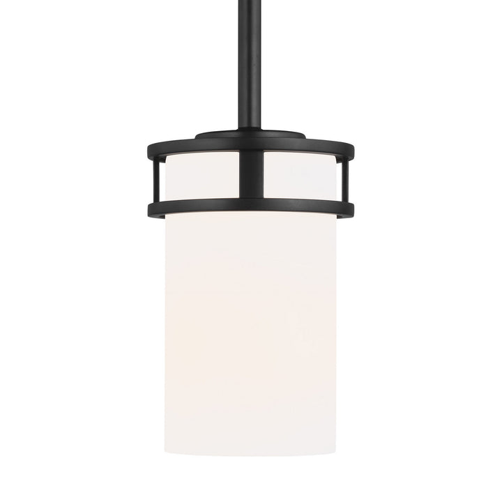 Generation Lighting Canada - 6121601-112 - One Light Mini-Pendant - Robie - Midnight Black