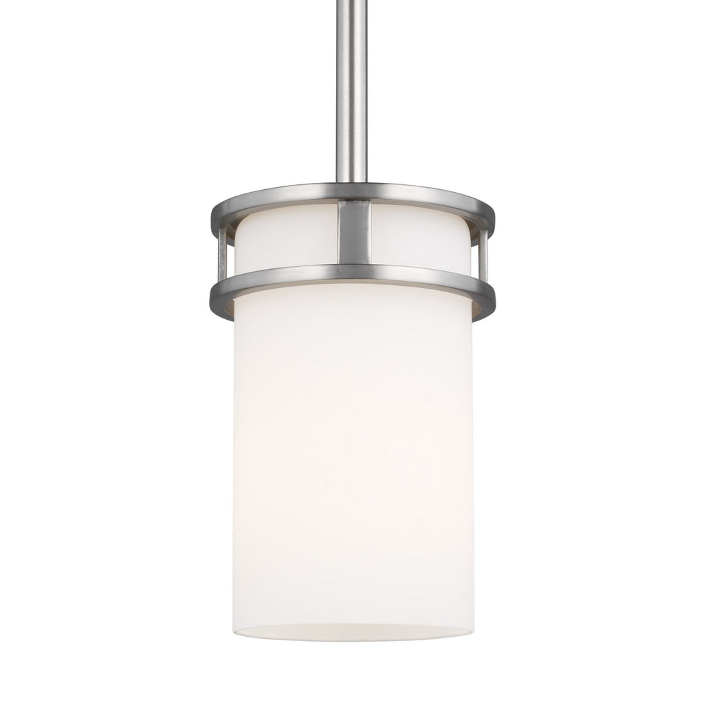 Generation Lighting Canada - 6121601-962 - One Light Mini-Pendant - Robie - Brushed Nickel