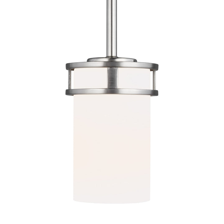 Generation Lighting Canada - 6121601-962 - One Light Mini-Pendant - Robie - Brushed Nickel