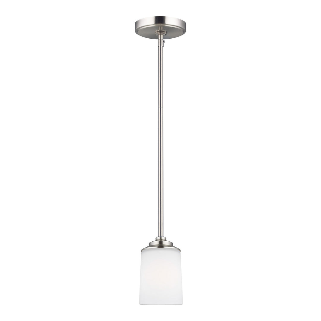 Generation Lighting Canada - 6130701-962 - One Light Mini-Pendant - Kemal - Brushed Nickel