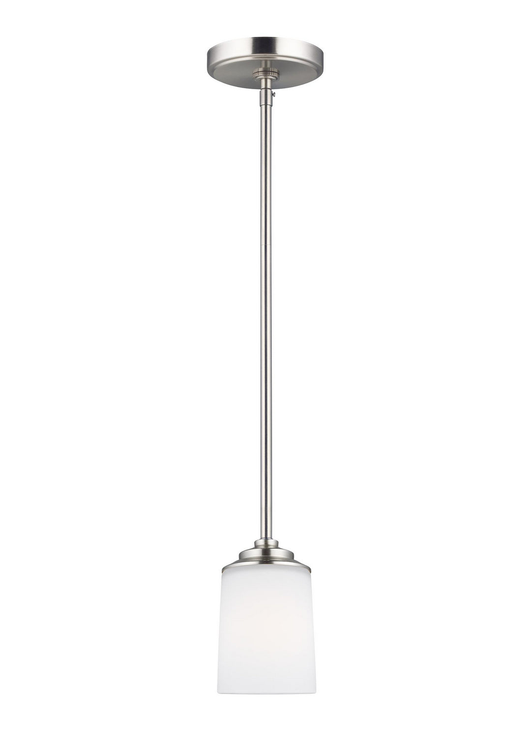 Generation Lighting Canada - 6130701EN3-962 - One Light Mini-Pendant - Kemal - Brushed Nickel