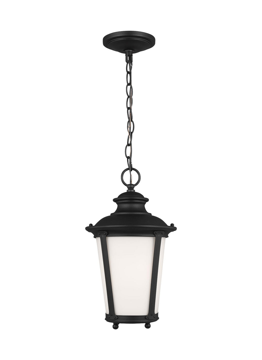 Cape May One Light Outdoor Pendant in Black - available from The Lighting Shoppe, trusted by Canadian homeowners