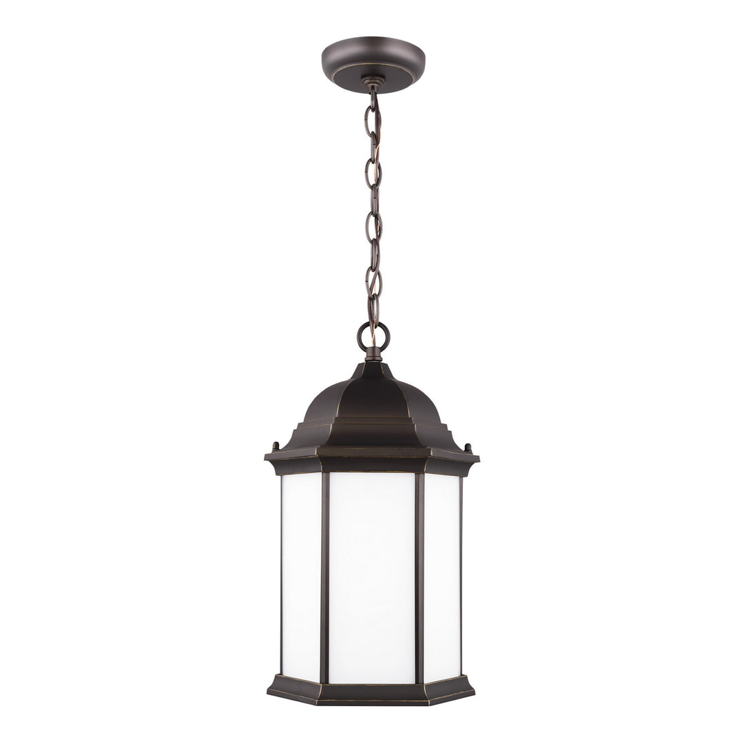 Sevier One Light Outdoor Pendant in Antique Bronze - available from The Lighting Shoppe, trusted by Canadian homeowners