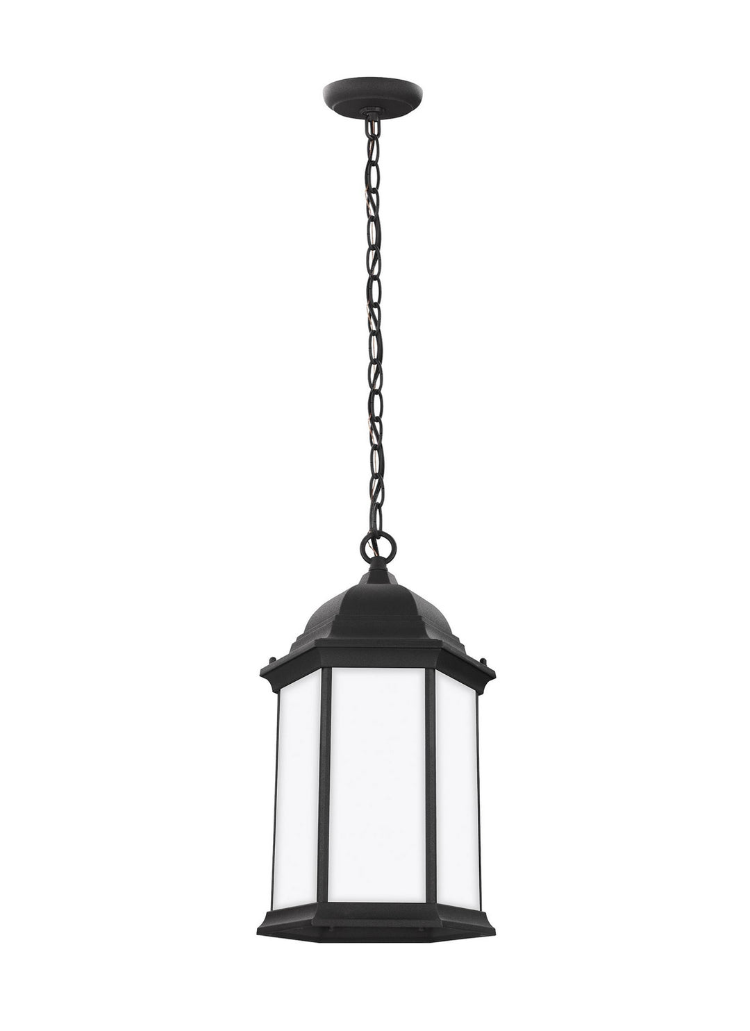 Sevier One Light Outdoor Pendant in Black - available from The Lighting Shoppe, trusted by Canadian homeowners