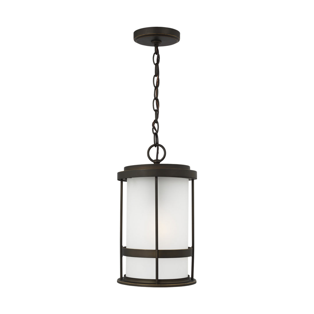 Wilburn One Light Outdoor Pendant in Antique Bronze - available from The Lighting Shoppe, trusted by Canadian homeowners