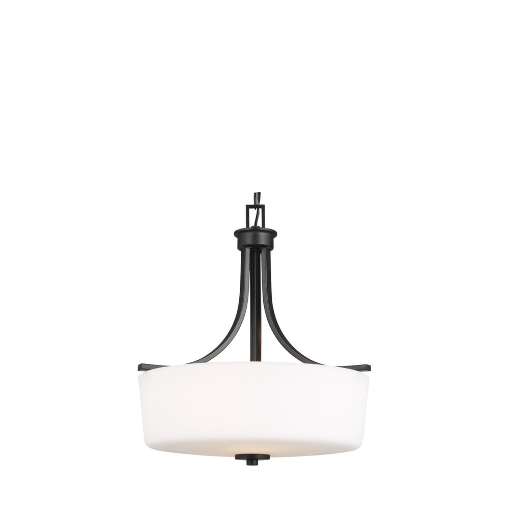 Generation Lighting Canada - 6528803-112 - Three Light Pendant - Kemal - Midnight Black
