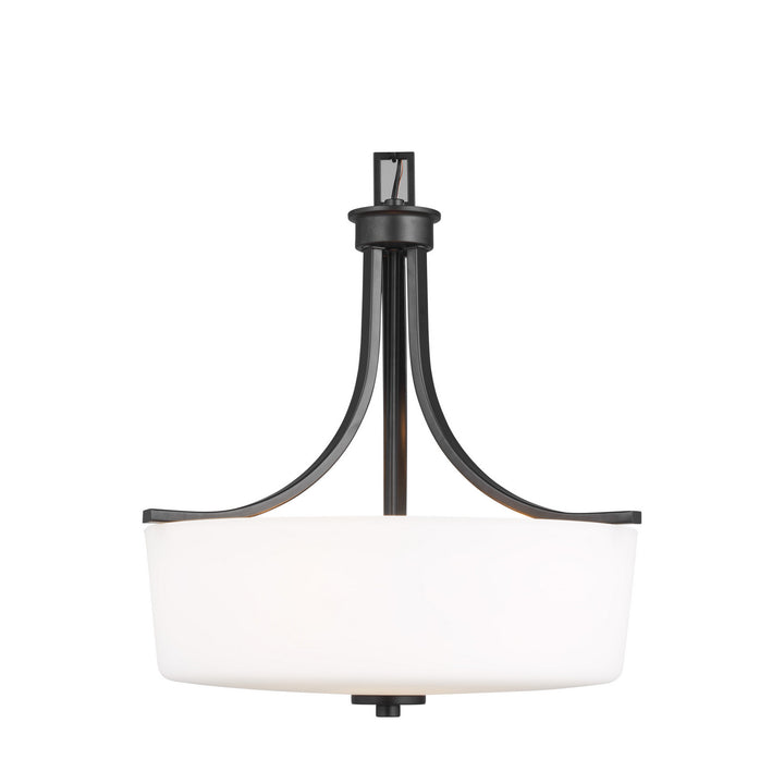 Generation Lighting Canada - 6528803-112 - Three Light Pendant - Kemal - Midnight Black