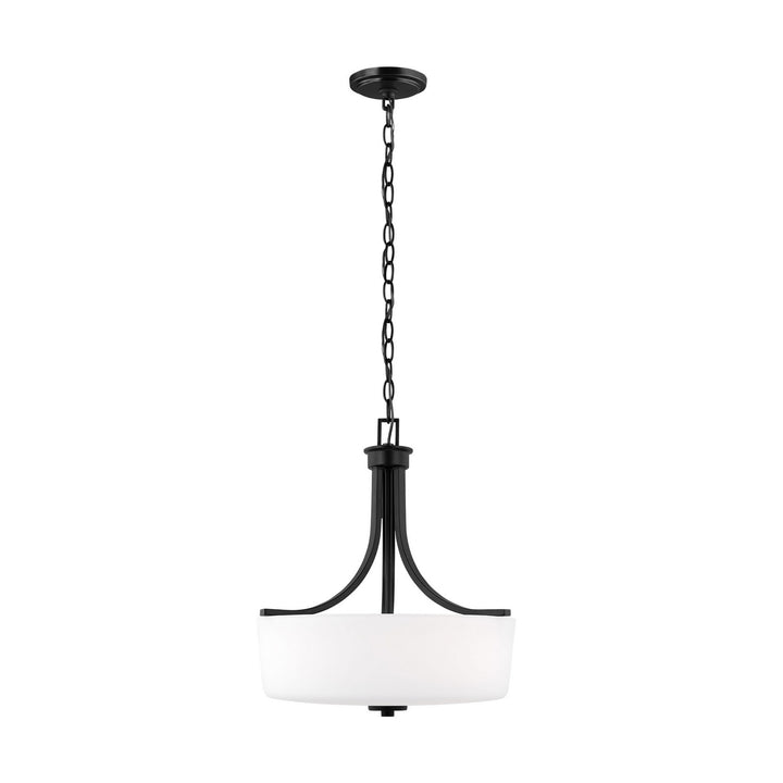 Generation Lighting Canada - 6528803-112 - Three Light Pendant - Kemal - Midnight Black