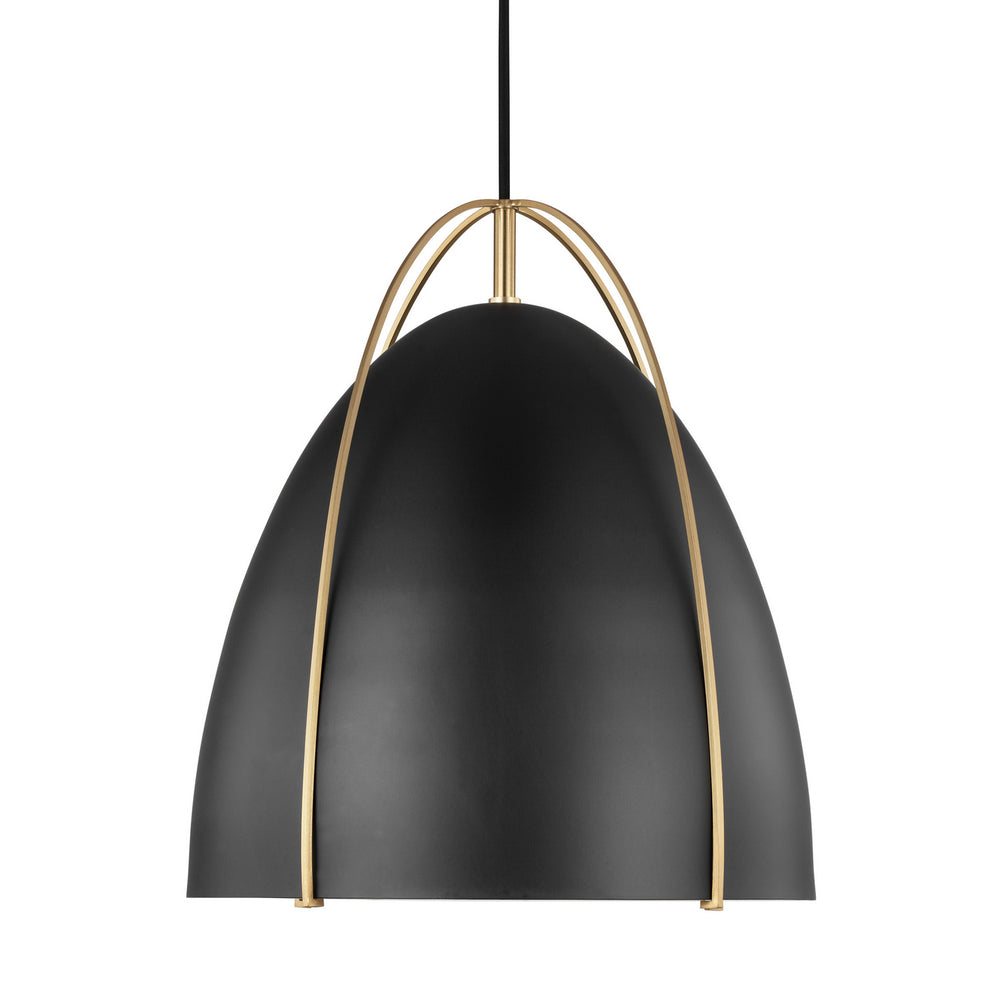 Visual Comfort Studio Canada - 6551701-848 - One Light Pendant - Norman - Satin Brass